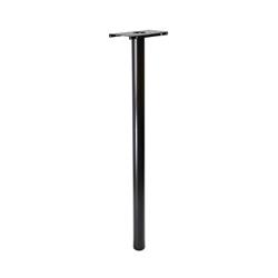 Picture of Architectural Mailboxes 7516B-10 Pacifica In-Ground Steel Mailbox Post&#44; Black
