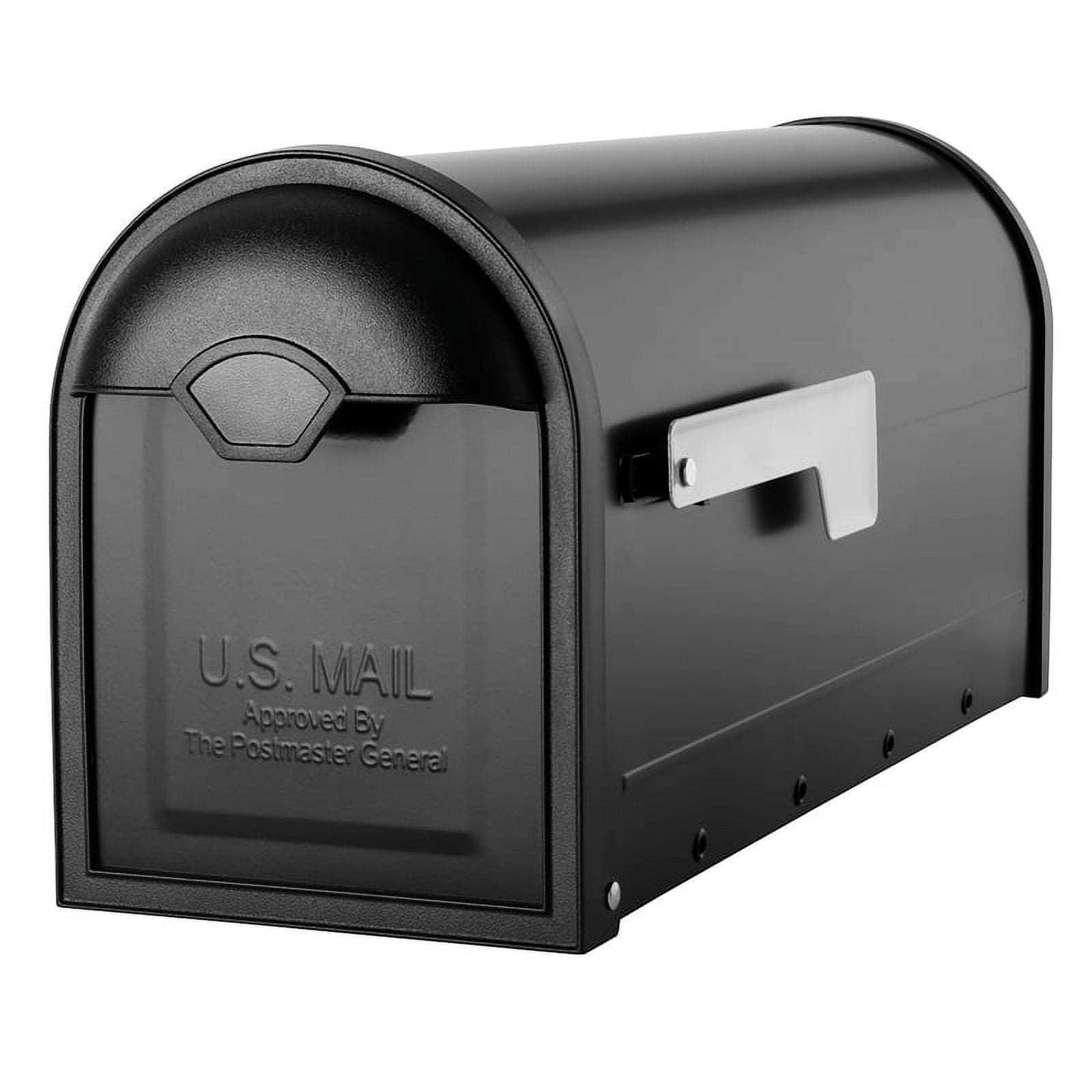 Picture of Architectural Mailboxes 8830B-10 Winston Post Mount Mailbox - Black