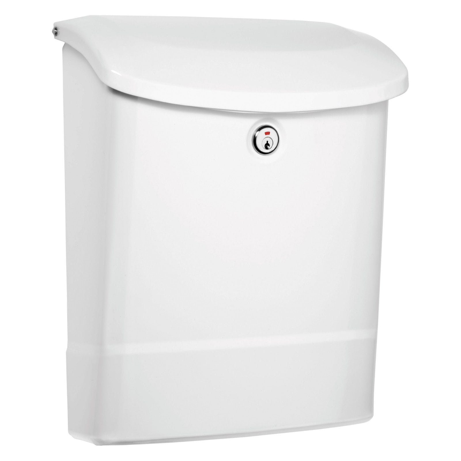 Picture of Architectural Mailboxes 2576W-10 Parkside Locking Wall Mount Mailbox - White