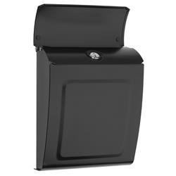 Picture of Architectural Mailboxes 2594B-10 Aspen Locking Wall Mount Mailbox - Black - Small