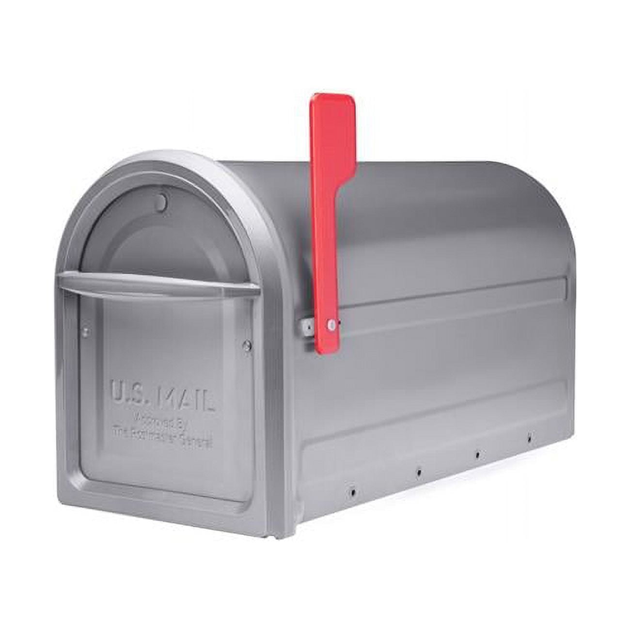 Picture of Architectural Mailboxes 7900-2GR-R-10 Mapleton Post Mount Mailbox - Graphite - Large