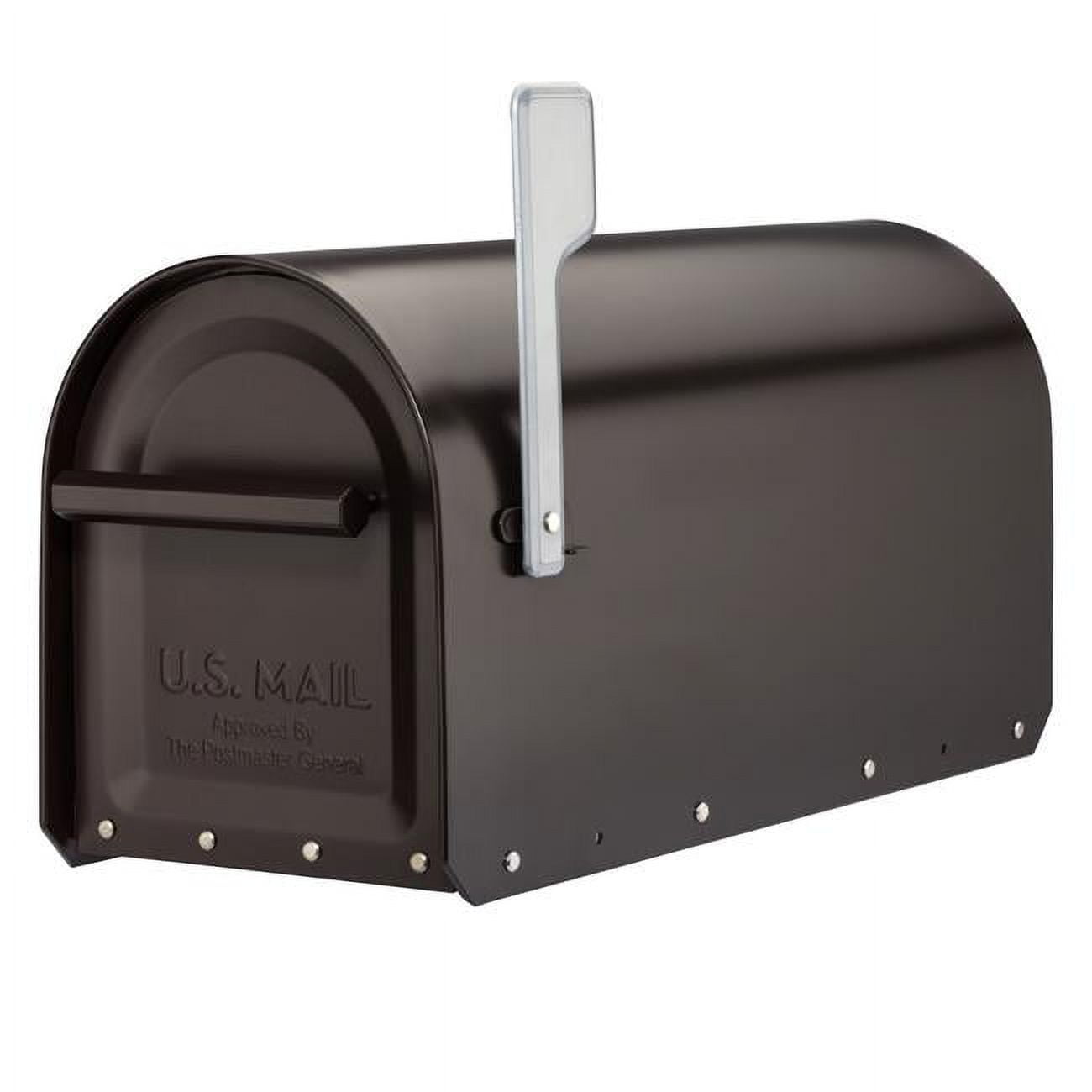 Picture of Architectural Mailboxes 5560RZ-SR Sequoia Heavy-Duty Post Mount Mailbox - Rubbed Bronze - Large