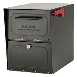 Picture of Architectural Mailboxes 620020RZ Oasis TriBolt Post Mount Locking Mailbox - Rubbed Bronze - Large