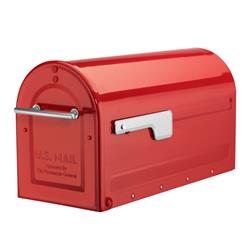 Picture of Architectural Mailboxes 7900-7R-SR Boulder Post Mount Mailbox - Red - Large
