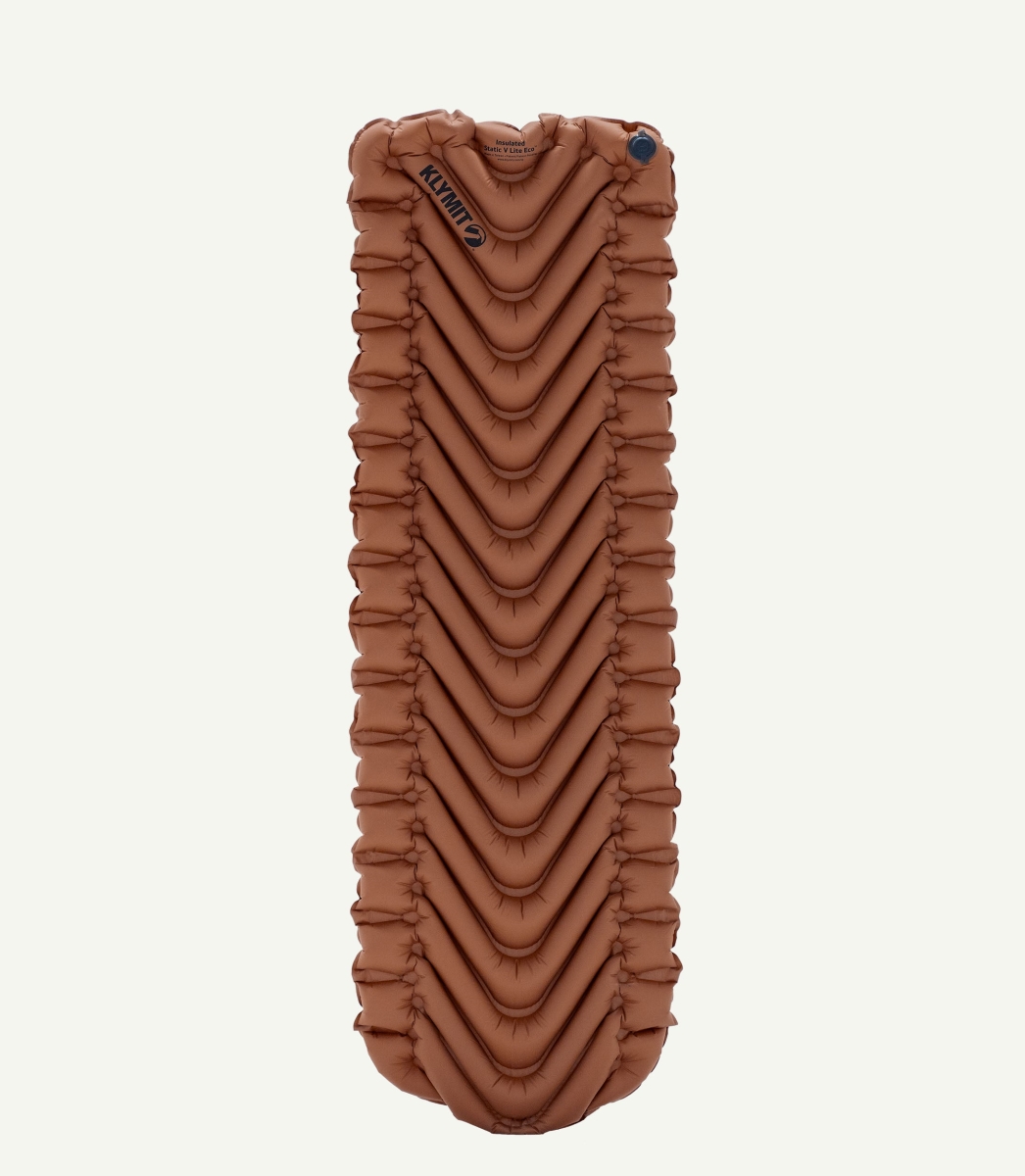 Picture of Klymit 06IEOR02C Insulated Static V Lite ECO Sleeping Pad&#44; Orange