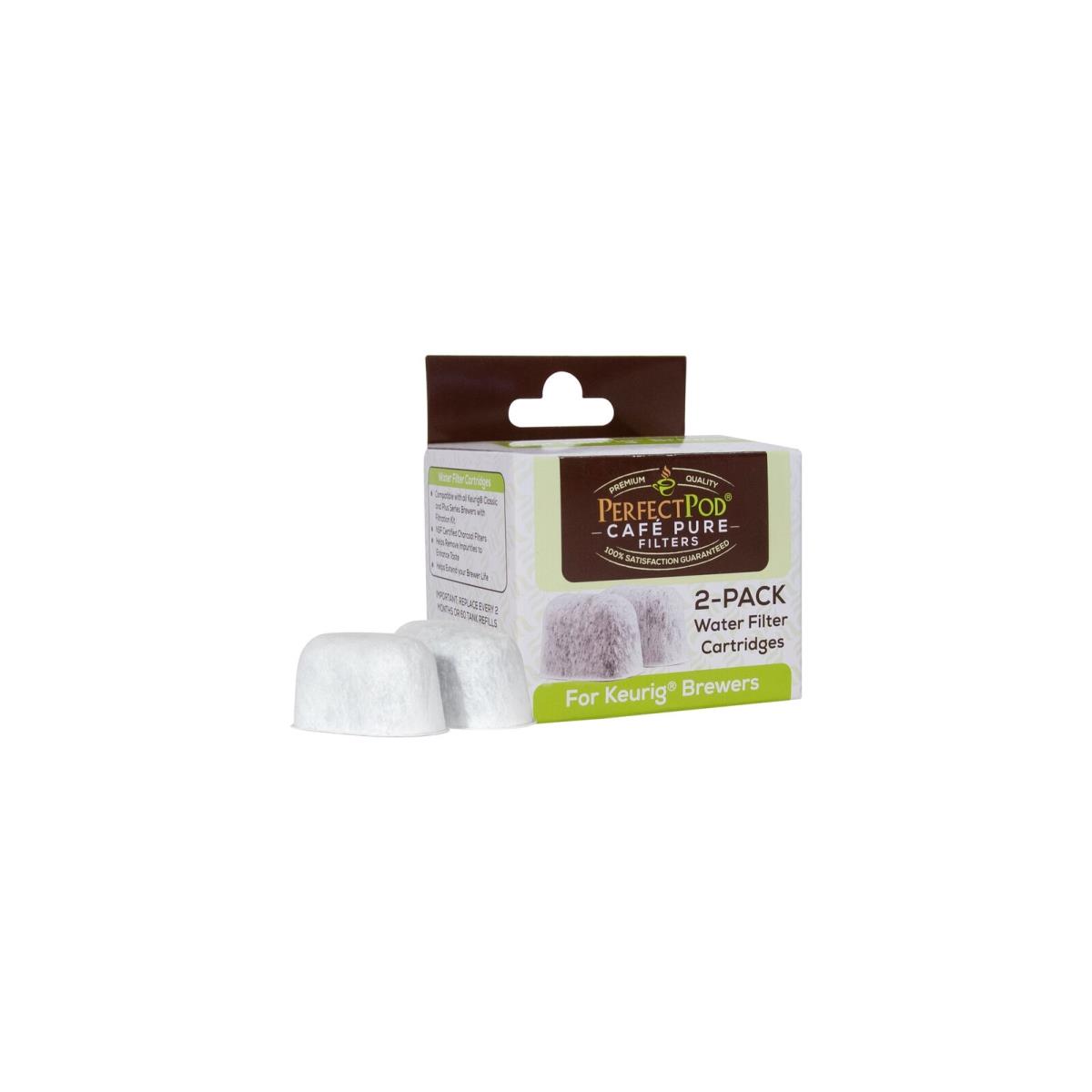 Picture of Perfect Pod A02270 Cafe Pure Charcoal Filters&#44; White