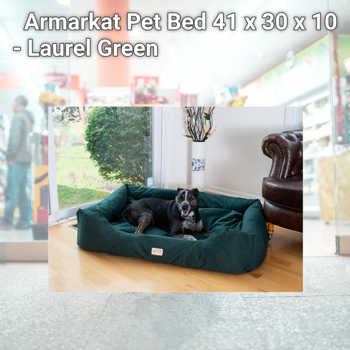 Picture of Aeromark D01FML-L Armarkat Pet Bed 41 x 30 x 10 - Laurel Green