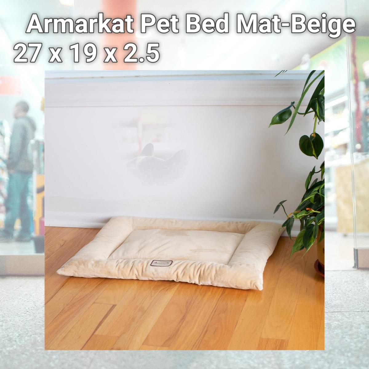 Picture of Aeromark M01CMH-M Armarkat Pet Bed Mat-Beige 27 x 19 x 2.5