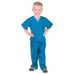 Picture of Aeromax DRA-23 2 by 3 Junior Doctor Scrubs&#44; Astor Blue