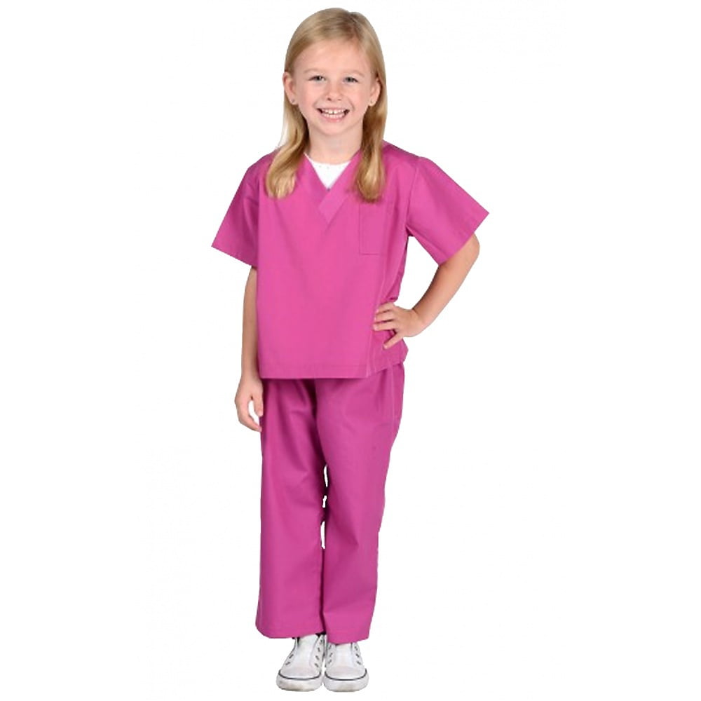 Picture of Aeromax DRF-23 2 by 3 Junior Doctor Scrubs, Fuchsia Pink