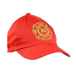 Picture of Aeromax FR-CAP Junior Firefighter Cap&#44; Adjustable Youth Size - Red