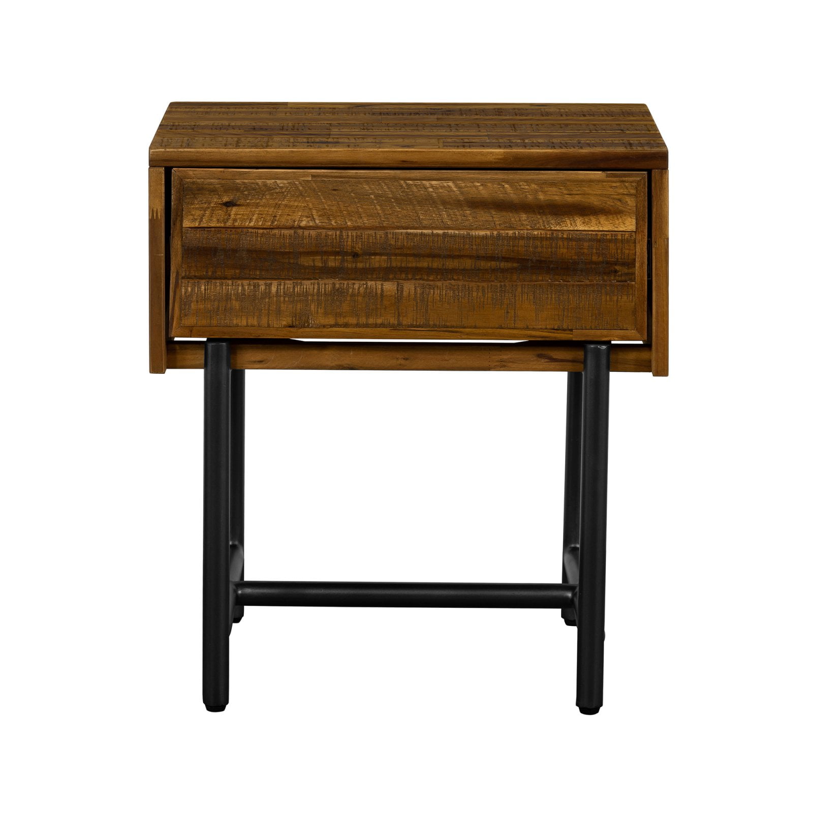 Picture of Armen Living LCCULAAC Cusco Rustic Acacia Single Drawer Night Stand - 20 x 20 x 17 in.
