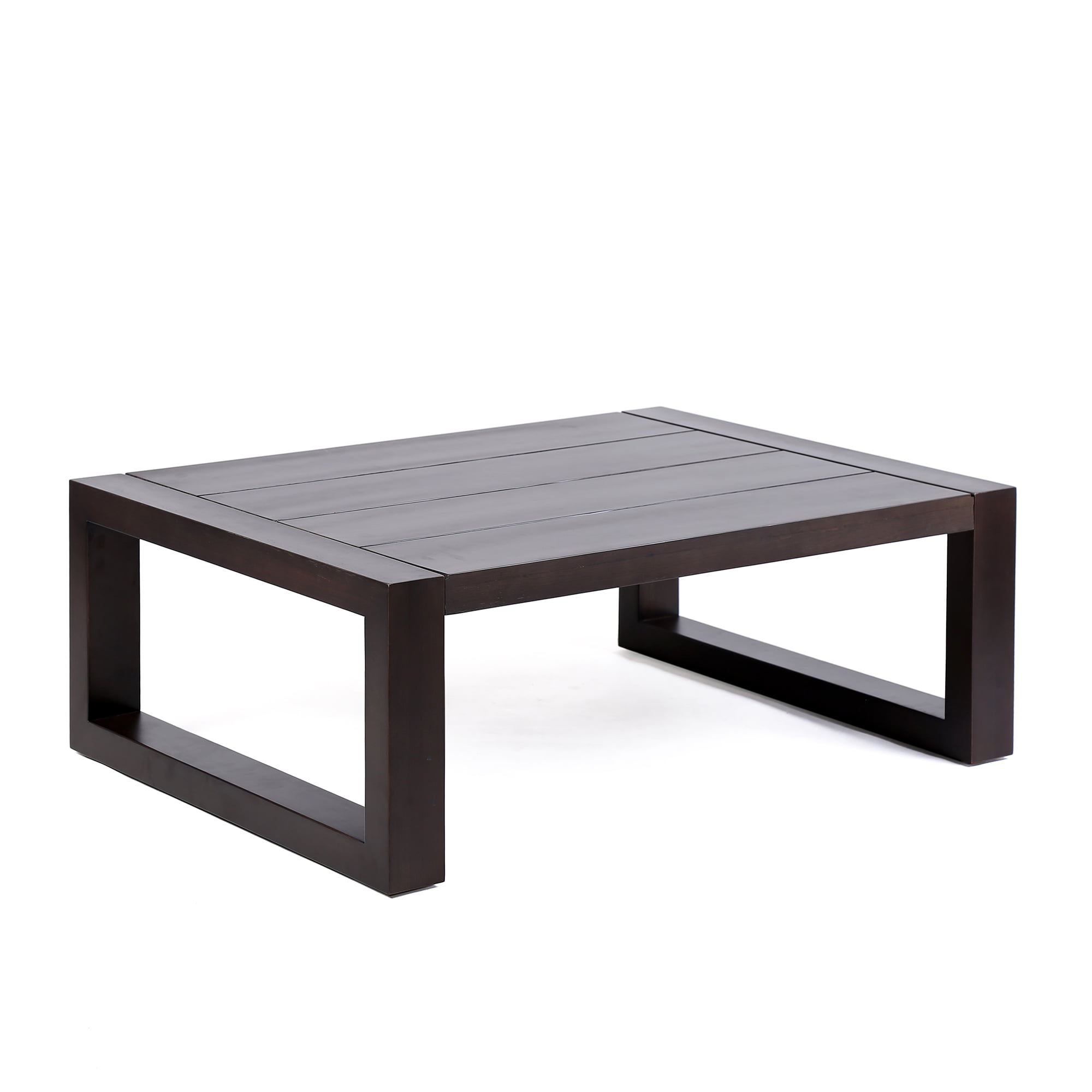 Picture of Armen Living LCPRCODK 30 in. Paradise Outdoor Patio Coffee Table in Eucalyptus Wood&#44; Earth