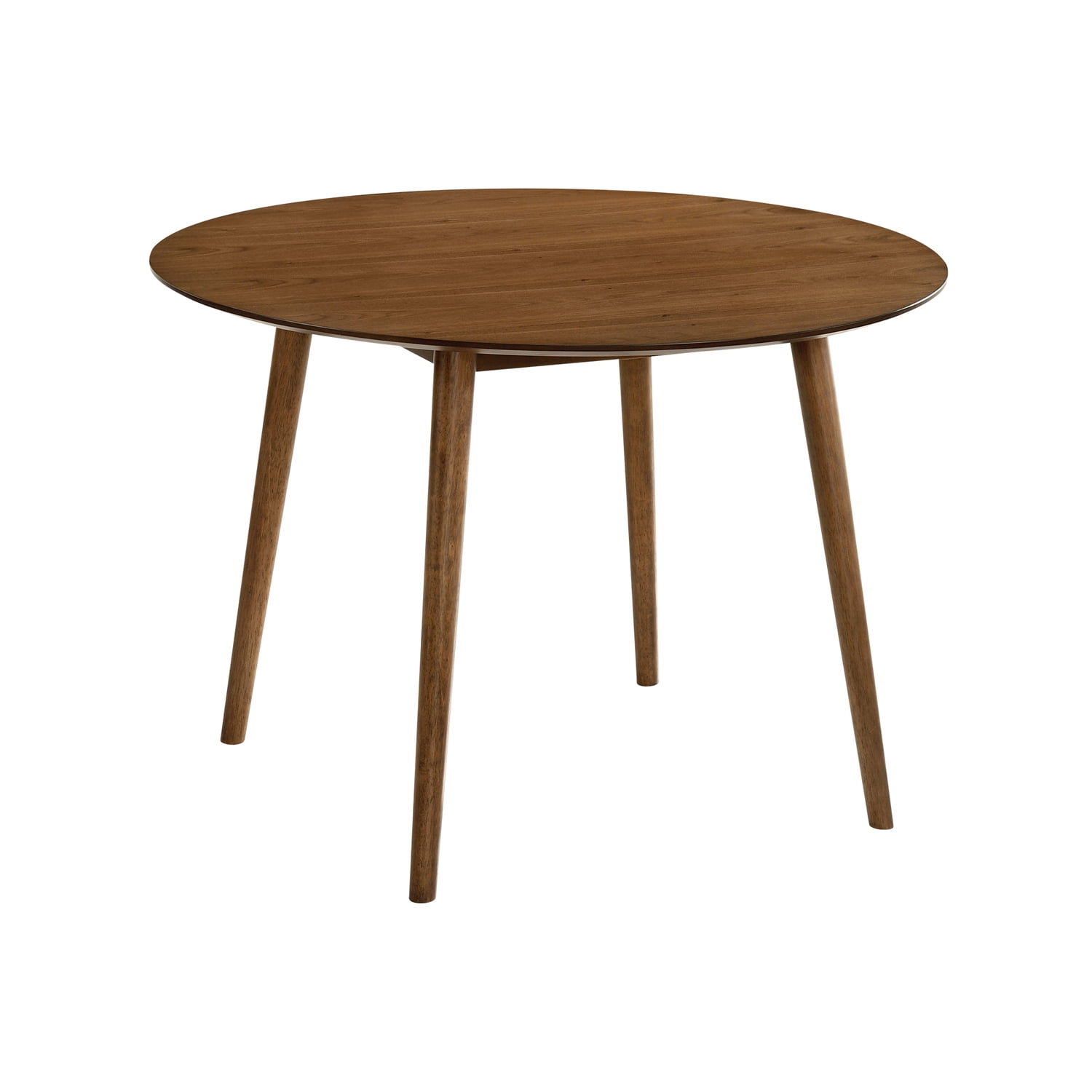 Picture of Armen Living LCARDIWA42 42 in. Arcadia Round Dining Table&#44; Walnut Wood