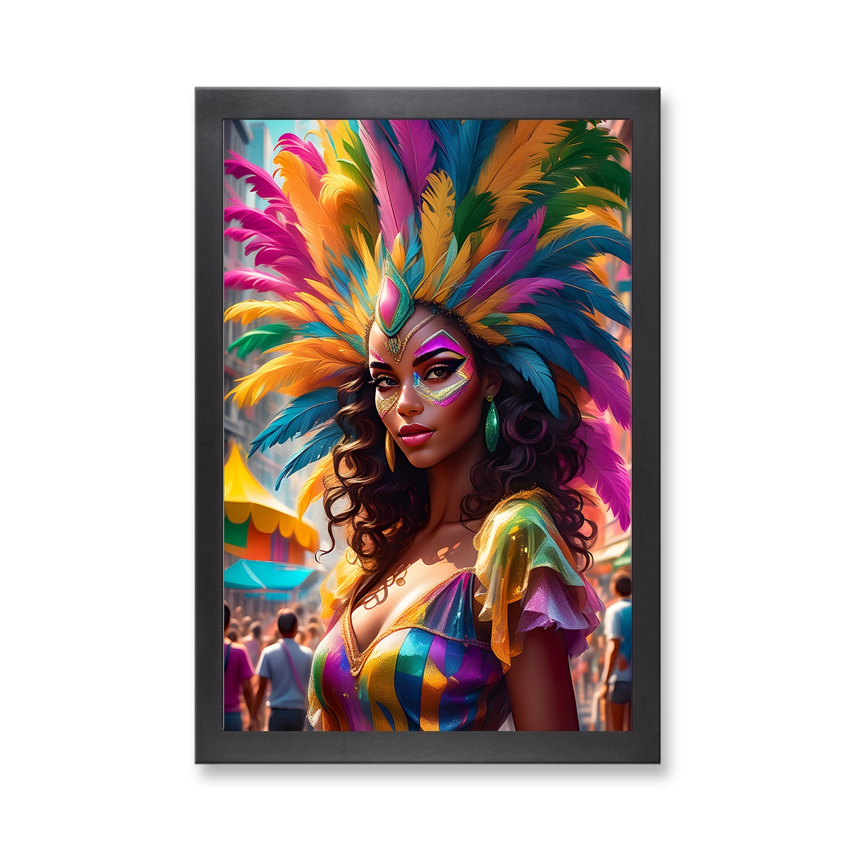 73033 - Framed Print 'Rio Carnival'  (Size 24x34")