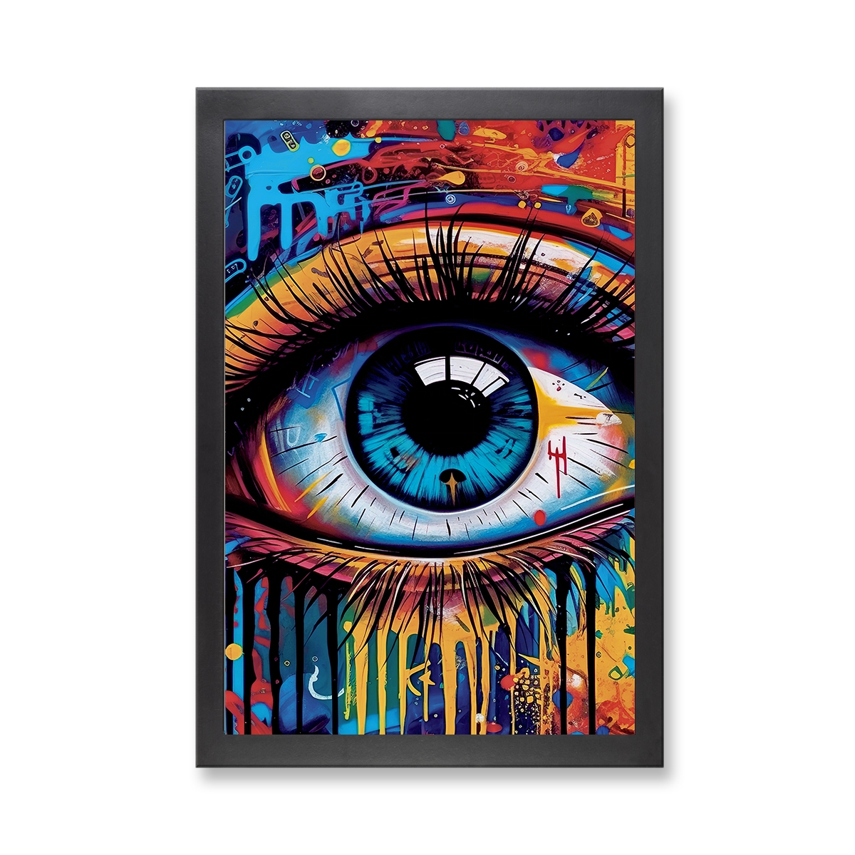 73313 - Framed Print 'Tears of Color'  (Size 24x34")