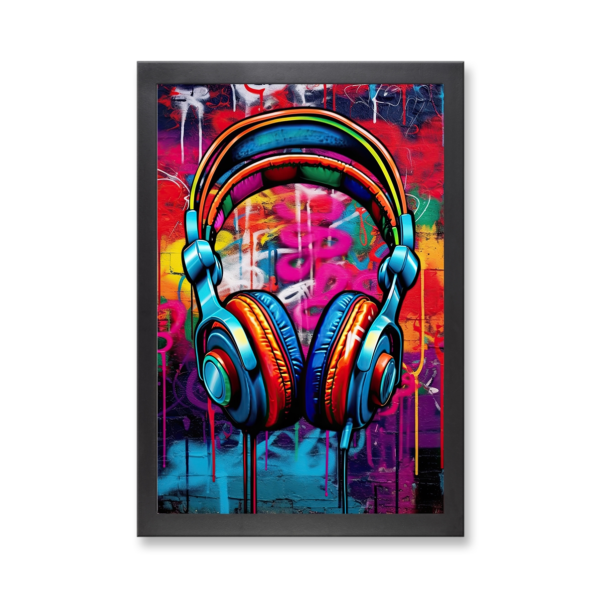 73170 - Framed Print 'Feel the Beat'  (Size 24x34")