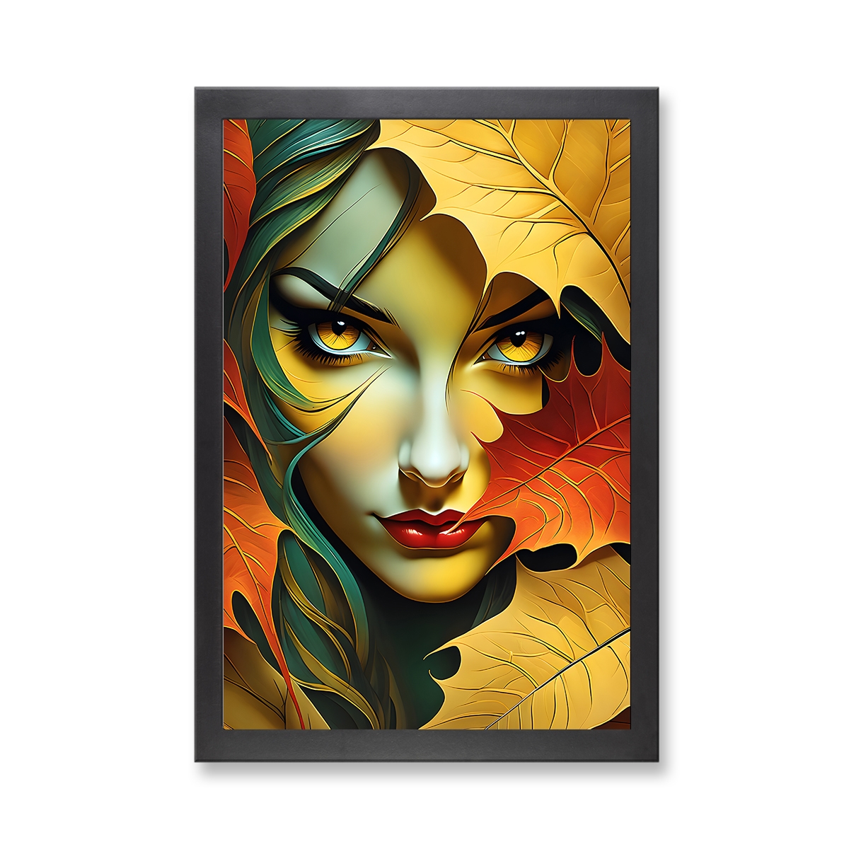 73733B - Framed Print 'Forest Fairy II'  (Size 24x34")