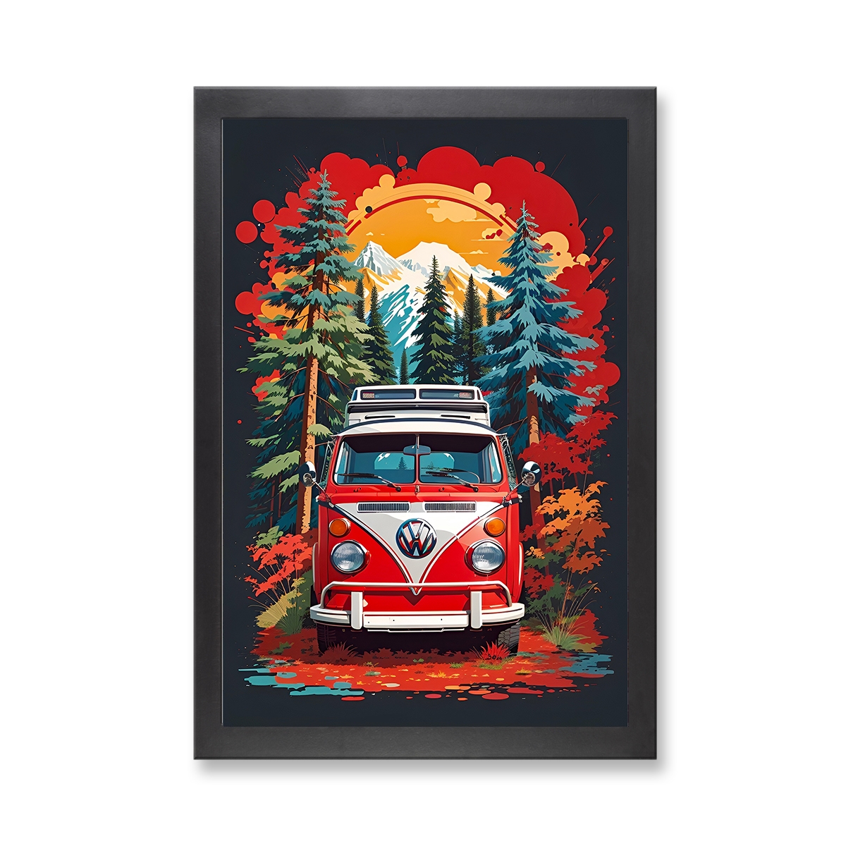 73312 - Framed Print 'Road Trip'  (Size 24x34")