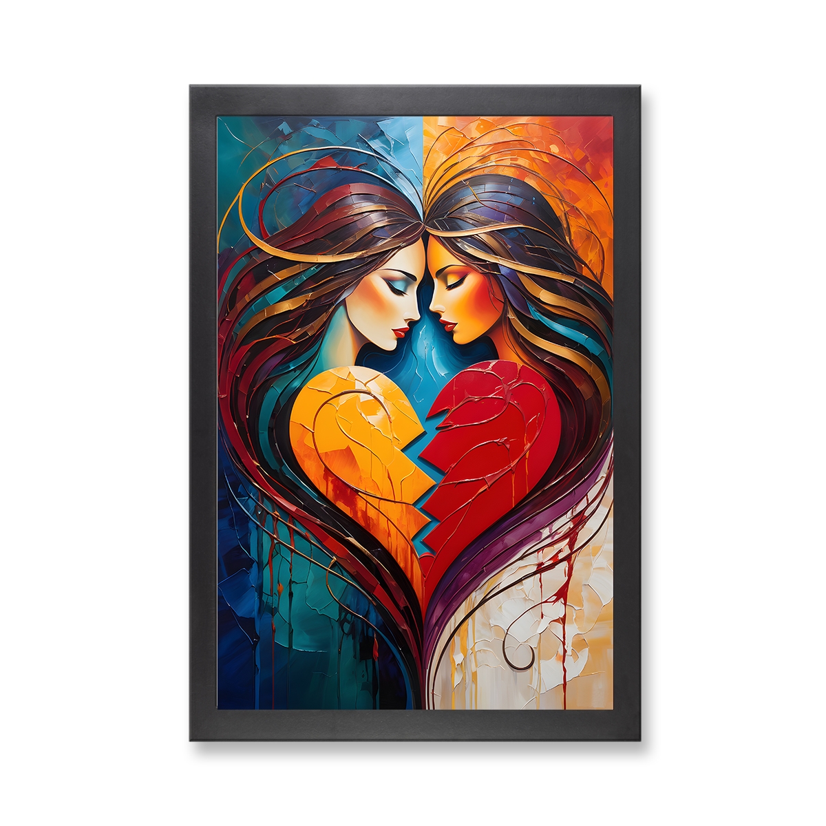 73036 - Framed Print 'A Mother's Love'  (Size 24x34")
