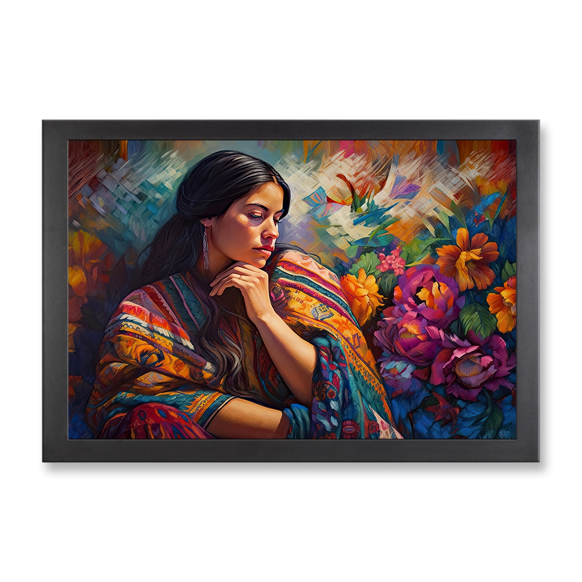 73314 - Framed Print 'El Ensueo'  (Size 24x34")