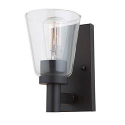 Picture of Artcraft Lighting AC10767OB One Light Wall Sconce&#44; Oil Rubbed Bronze Finish with Clear Glass