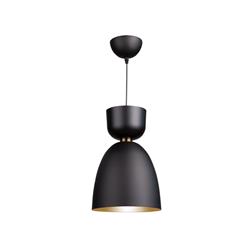 SC13291BK Tempo 1-Light Pendant, Matte Black & Brass