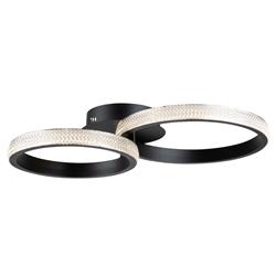 AC6714BK 30W Nova LED Flush Mount - Matte Black