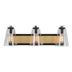 Picture of Artcraft Lighting AC11793BB Treviso Collection 1-Light Sconce&#44; Black & Brass
