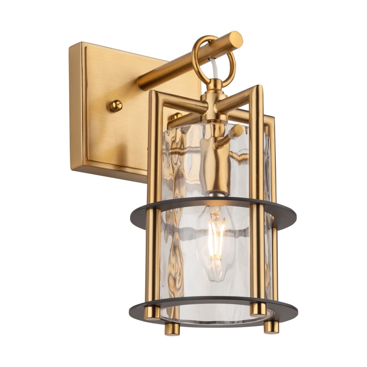 Picture of Artcraft of Montreal AC11811BB Burford Collection 1-Light Sconce&#44; Brass & Black