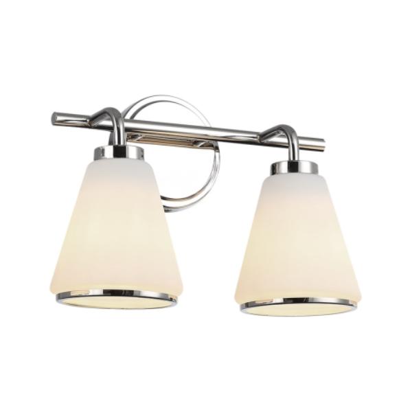 AC12122PN 13.75 in. Zoey 2 Light Bathroom Vanity, Polished Nickel