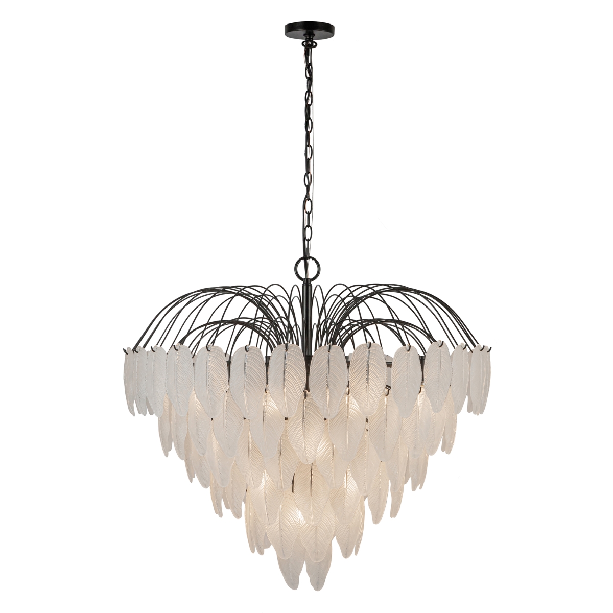 Picture of Artcraft Lighting AC11783BK Alessia 24 Light Chandelier&#44; Black