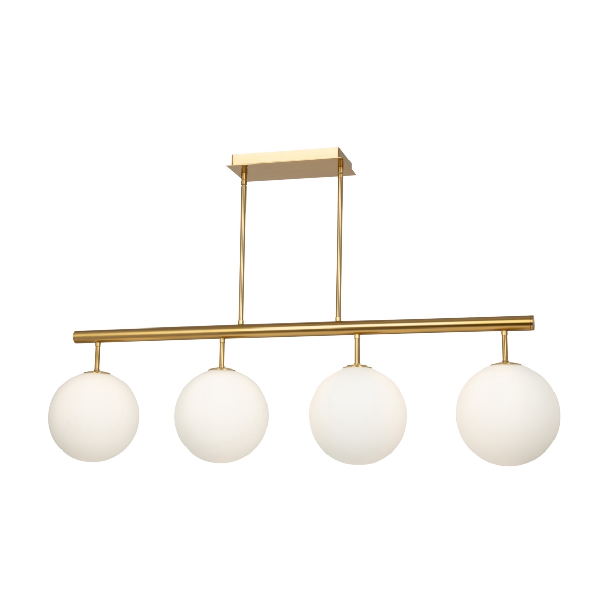 Picture of Artcraft Lighting AC11764BR 43 in. Aurelia 4-Light Island & Pool Table&#44; Brass