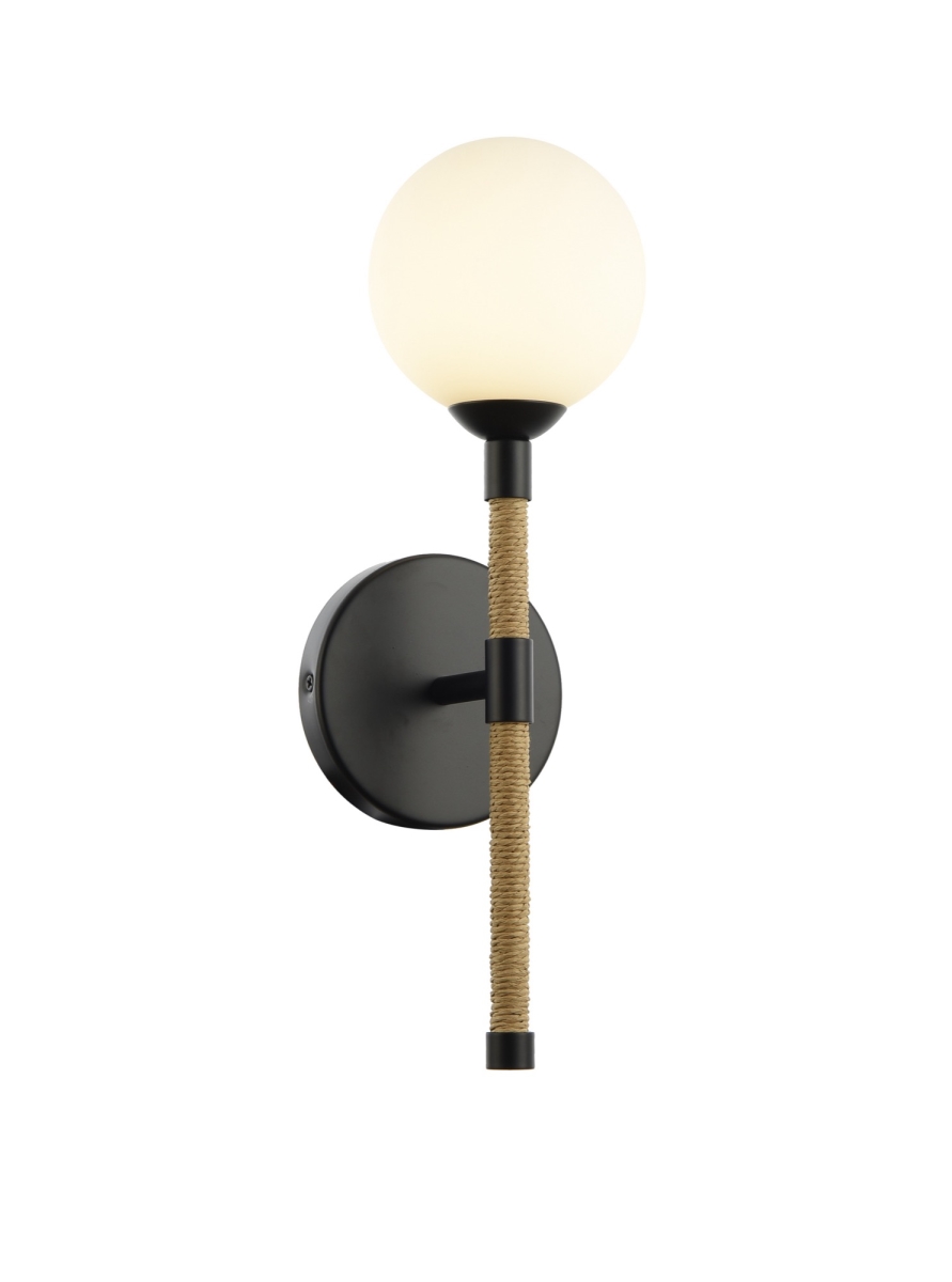 Picture of Artcraft Lighting AC11847BK 5 in. Capilano 1-Light Sconce&#44; Black
