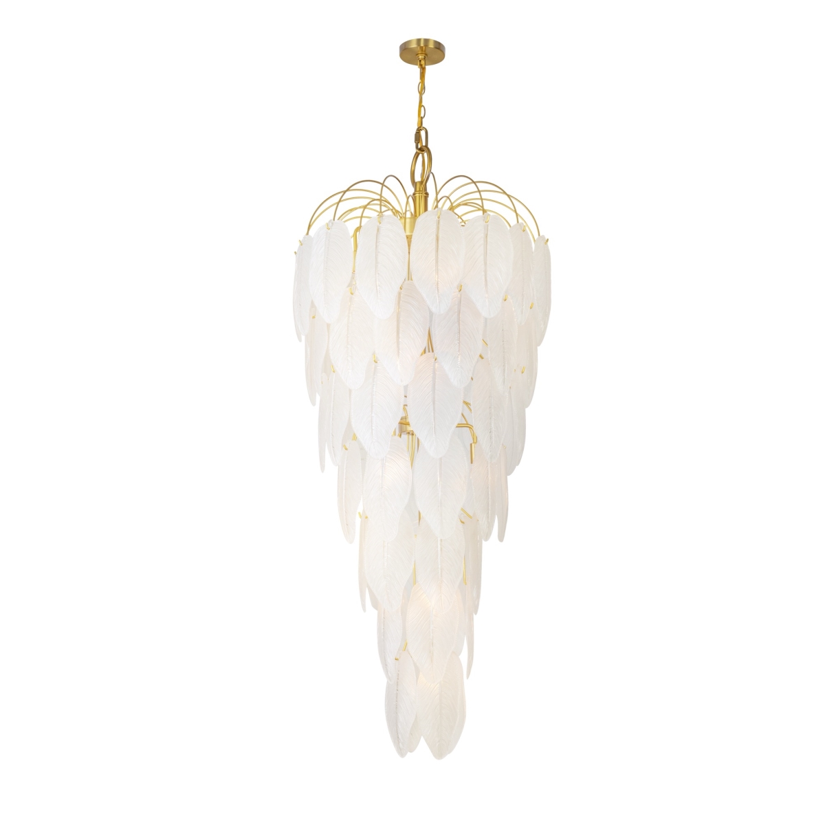 Picture of Artcraft Lighting AC11784BR 27 in. Alessia 21-Light Chandelier&#44; Brushed Brass