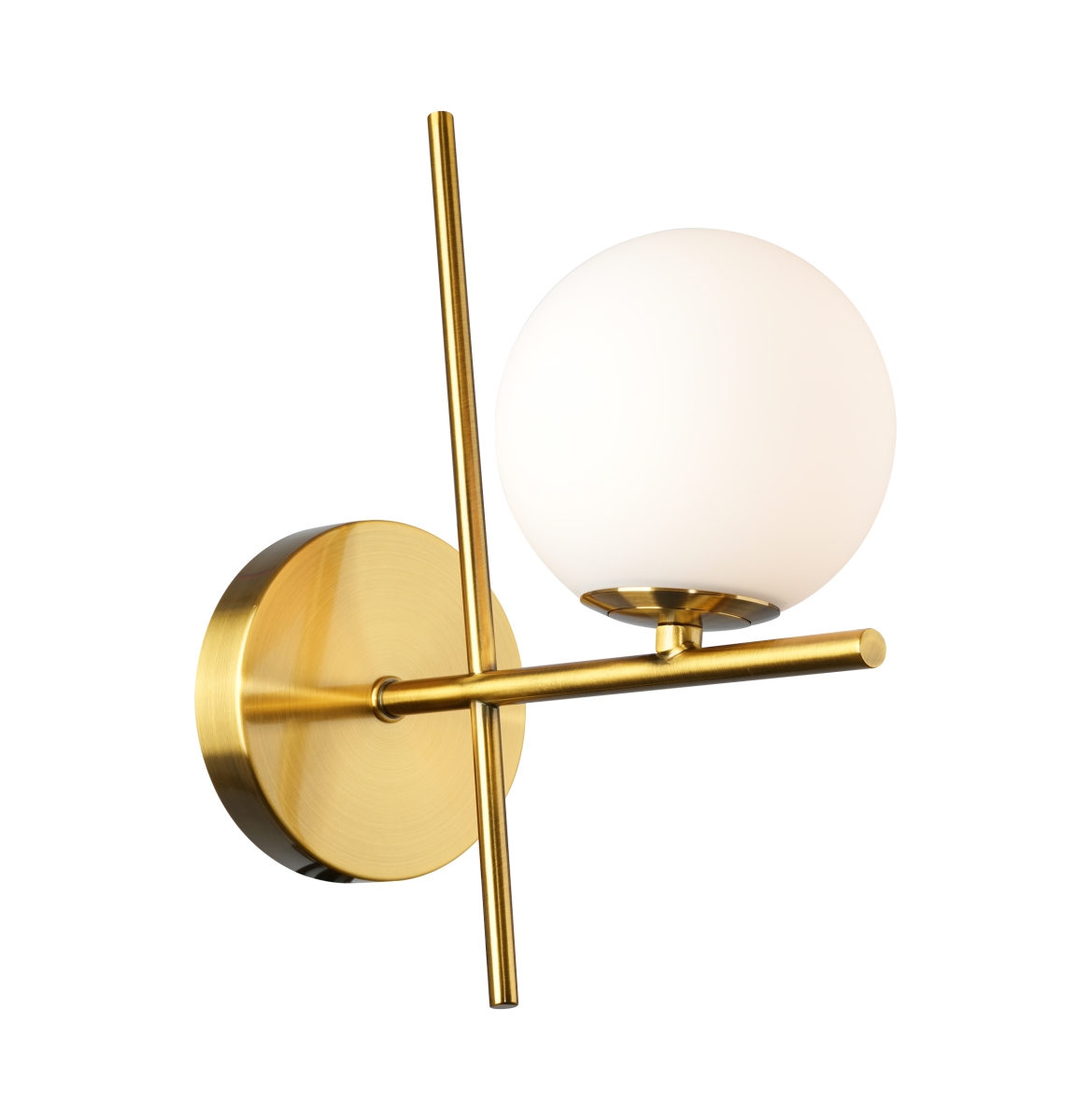 Picture of Artcraft Lighting AC11977BR 4.75 in. Modena 1-Light Wall Sconce&#44; Plated Brushed Brass