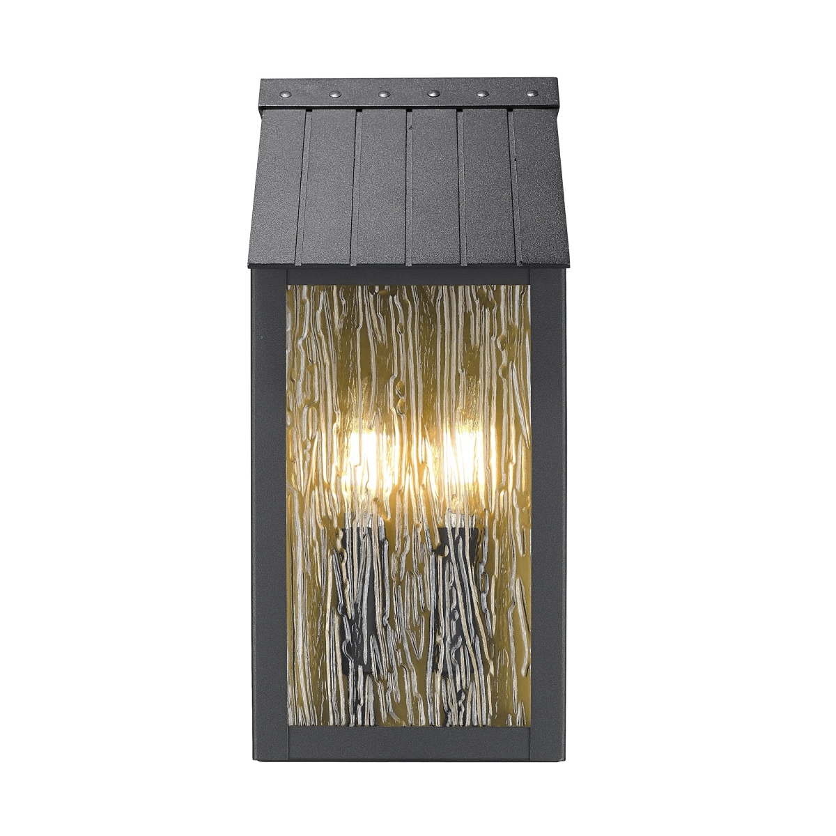 Picture of Artcraft Lighting AC8057BK Point 3 Light Outdoor Wall Sconce&#44; Black & Brass