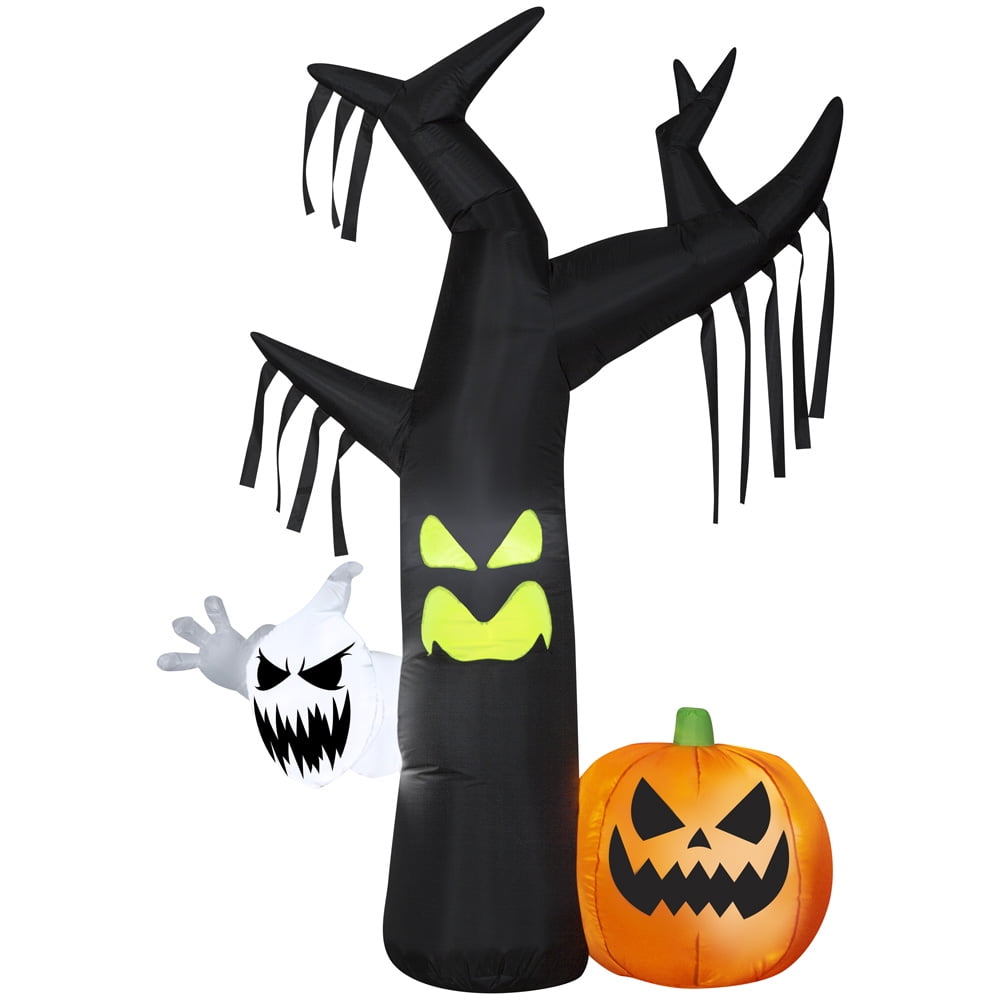 Picture of Airblown Inflatables G08 221840X Ghostly Tree Scenealloween&#44; Multi Color - 7 x 5 x 3 ft.
