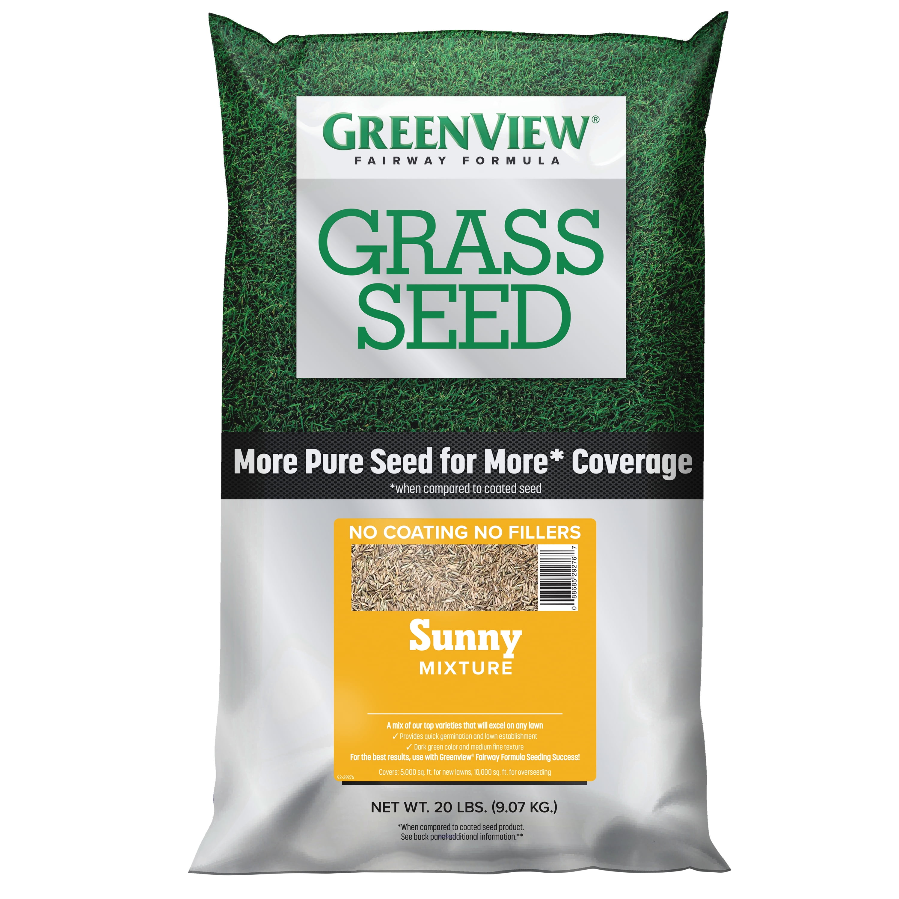 20 lbs Fairway Formula Grass Seed Sunny Mixture