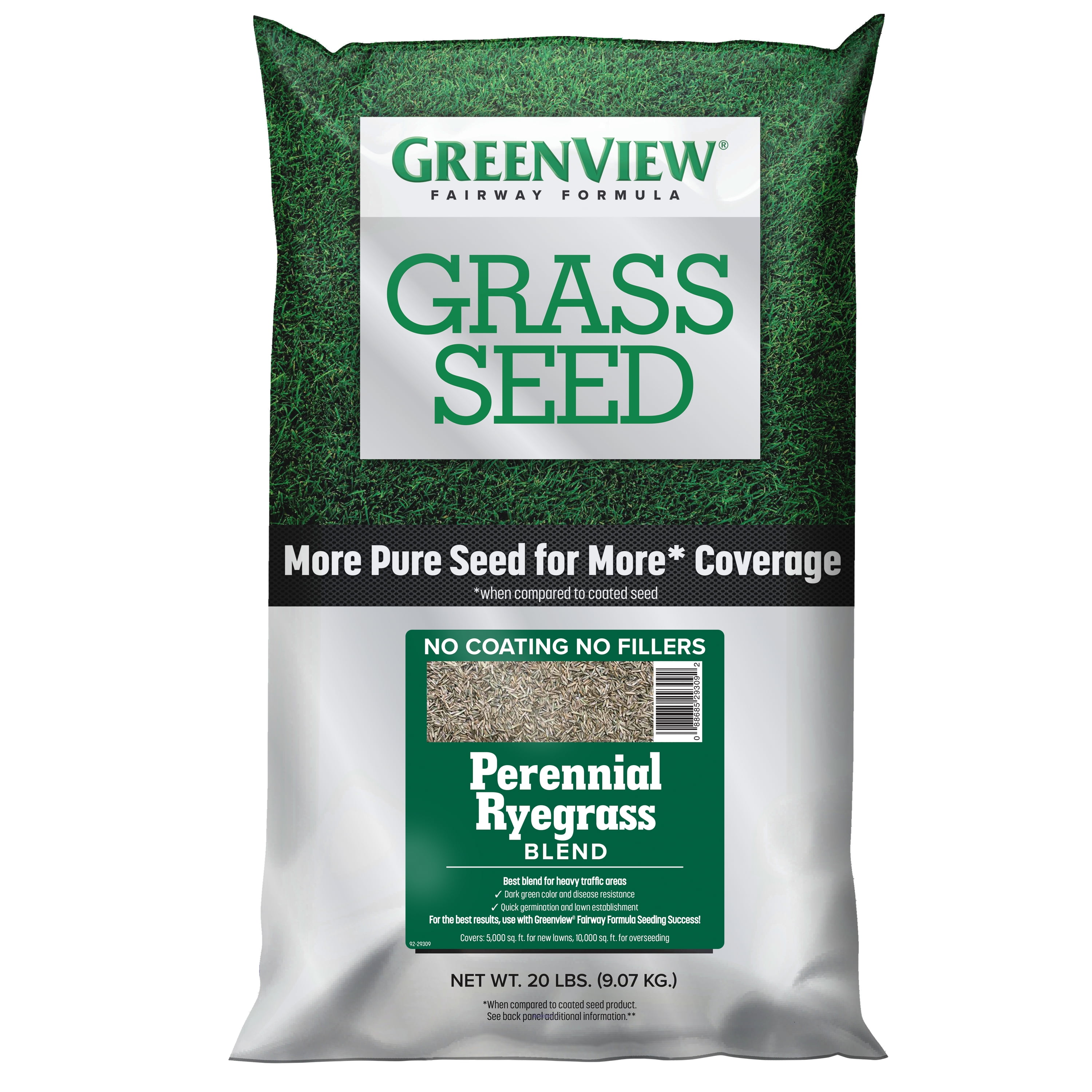 20 lbs Fairway Formula Grass Seed Perennial Ryegrass Blend