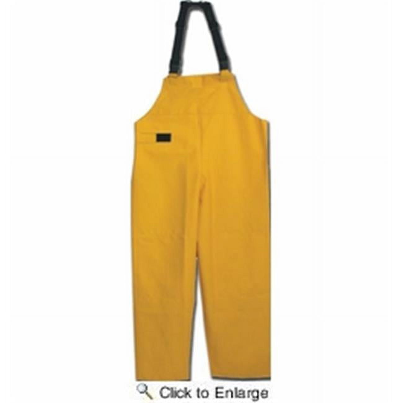 Picture of Boss Manufacturing B68G 3PRO501YJ 50 mm 3PR0501 Lined Bibs&#44; Yellow - 2XL