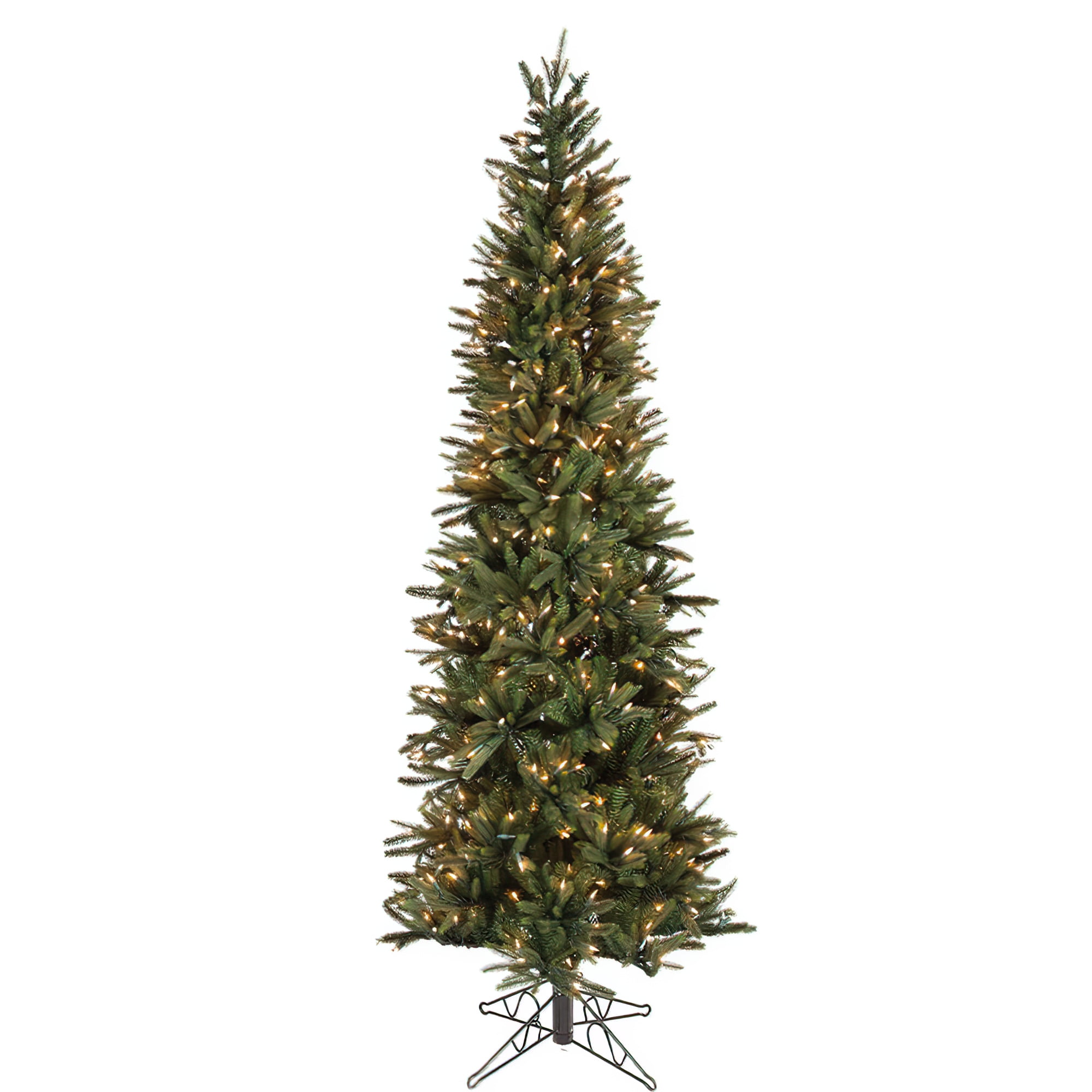 6.5 ft. x 30 in. Dia Pre-lit Slim Oregon Artifical Pine Tree