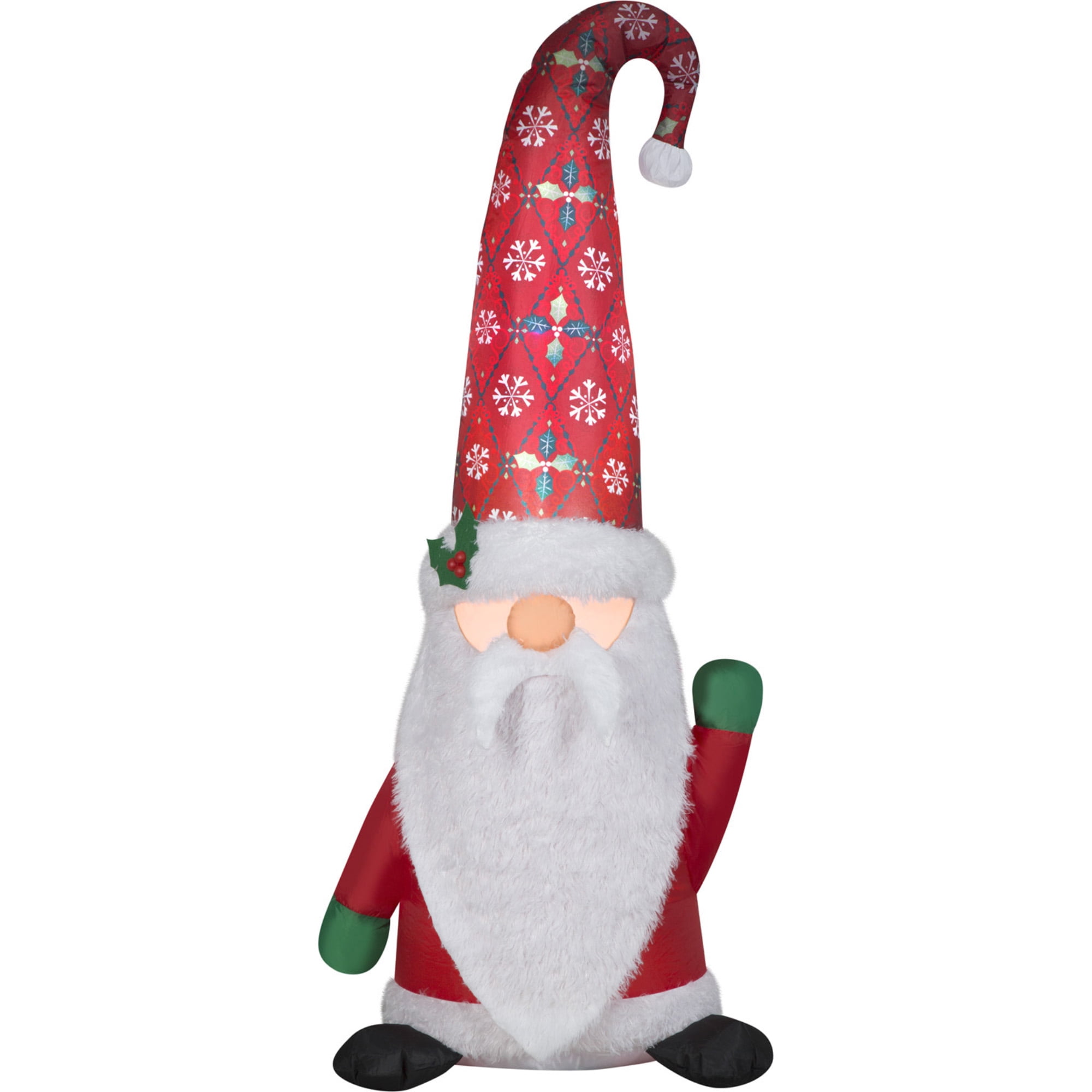 Picture of Airblown Inflatables G08 117169X Christmas Tomten with Plush Fabric