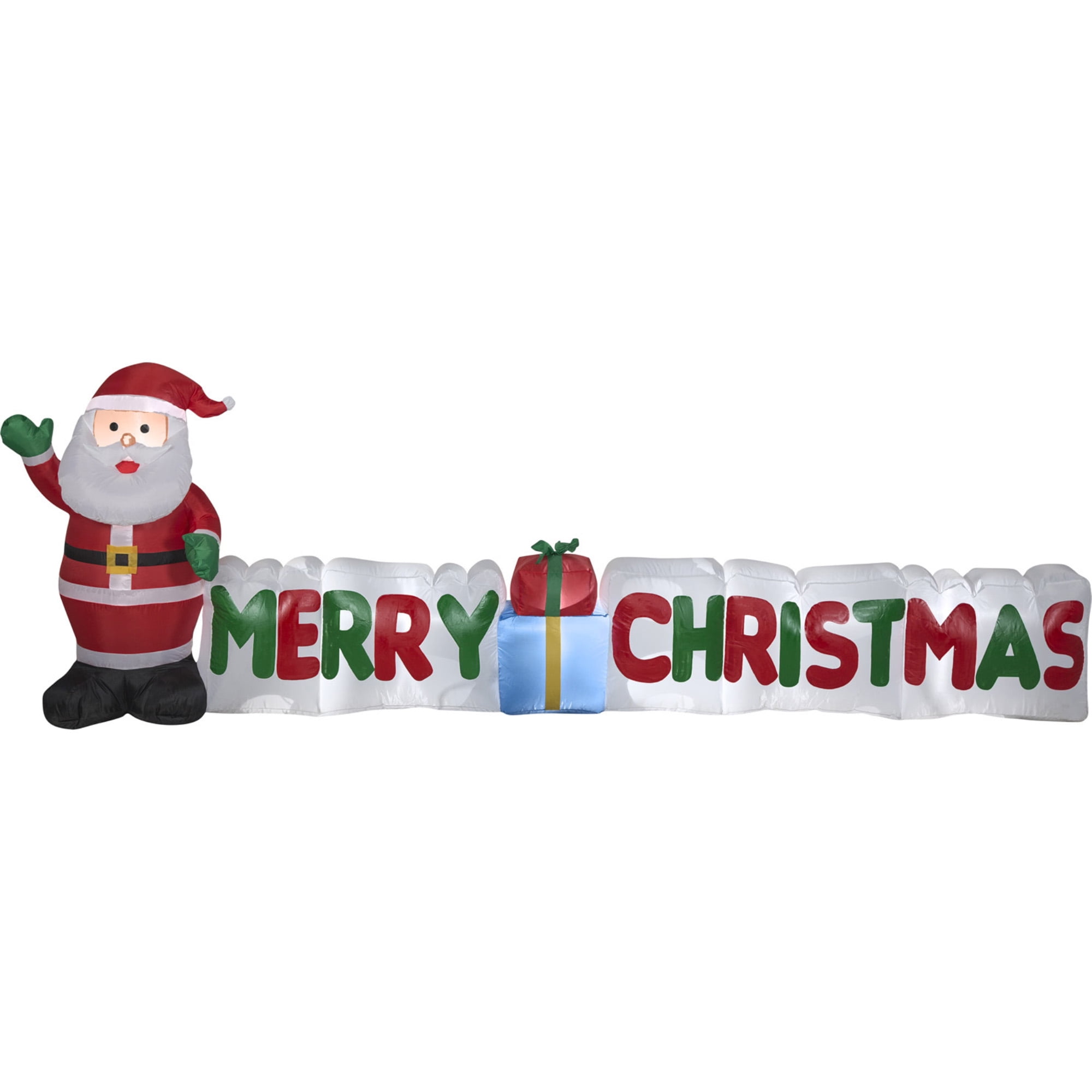 Picture of Airblown Inflatables G08 118381X Merry Christmas Sign with Santa