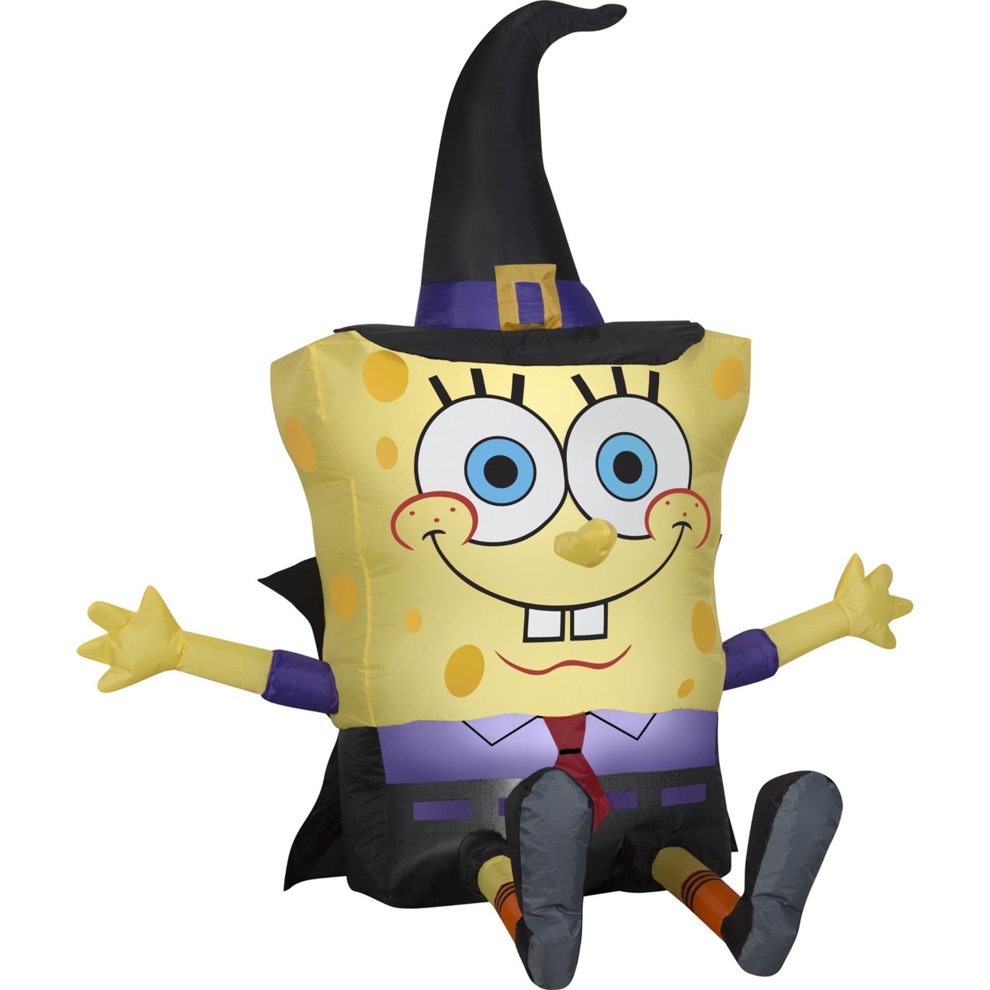 Picture of Airblown Inflatables G08 225499X Nicholedon SpongeBob SquarePants in Witch Costume