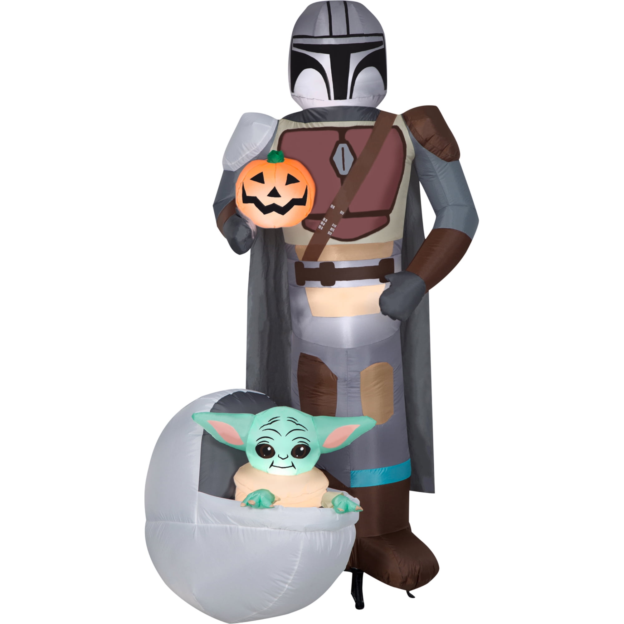 Picture of Airblown Inflatables G08 228280X The Child & Mandalorian Pumpkin Scene&#44; Star Wars