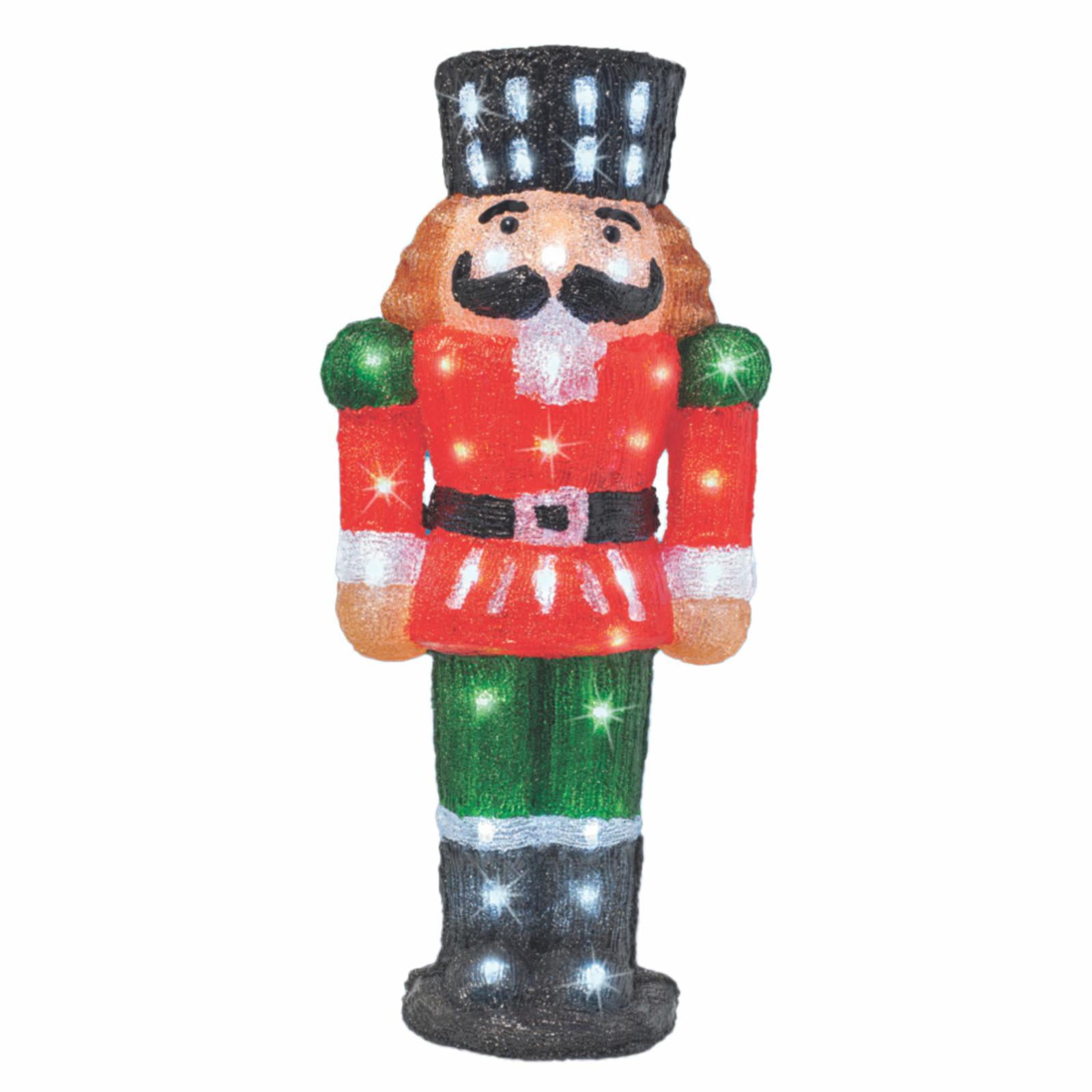 23.6 in. Acrylic Nutcracker LED Lights