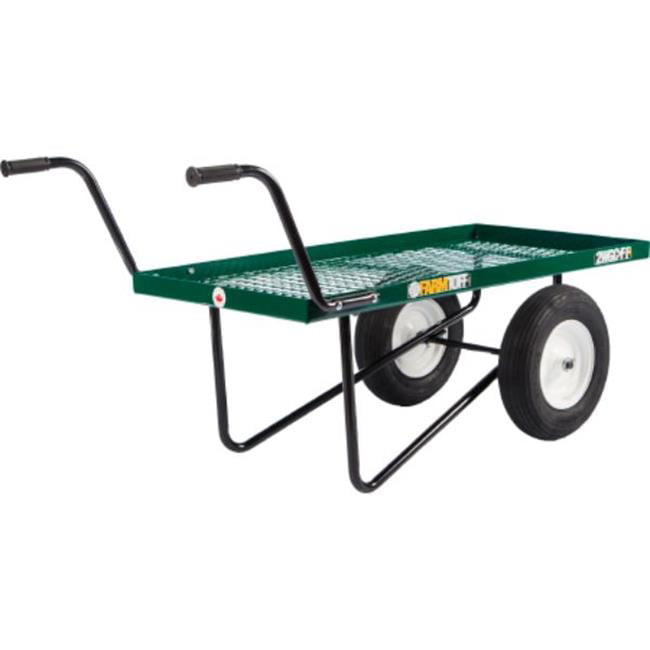 M98 2WGCFF 2 Wheel Deck Pushcart, Green