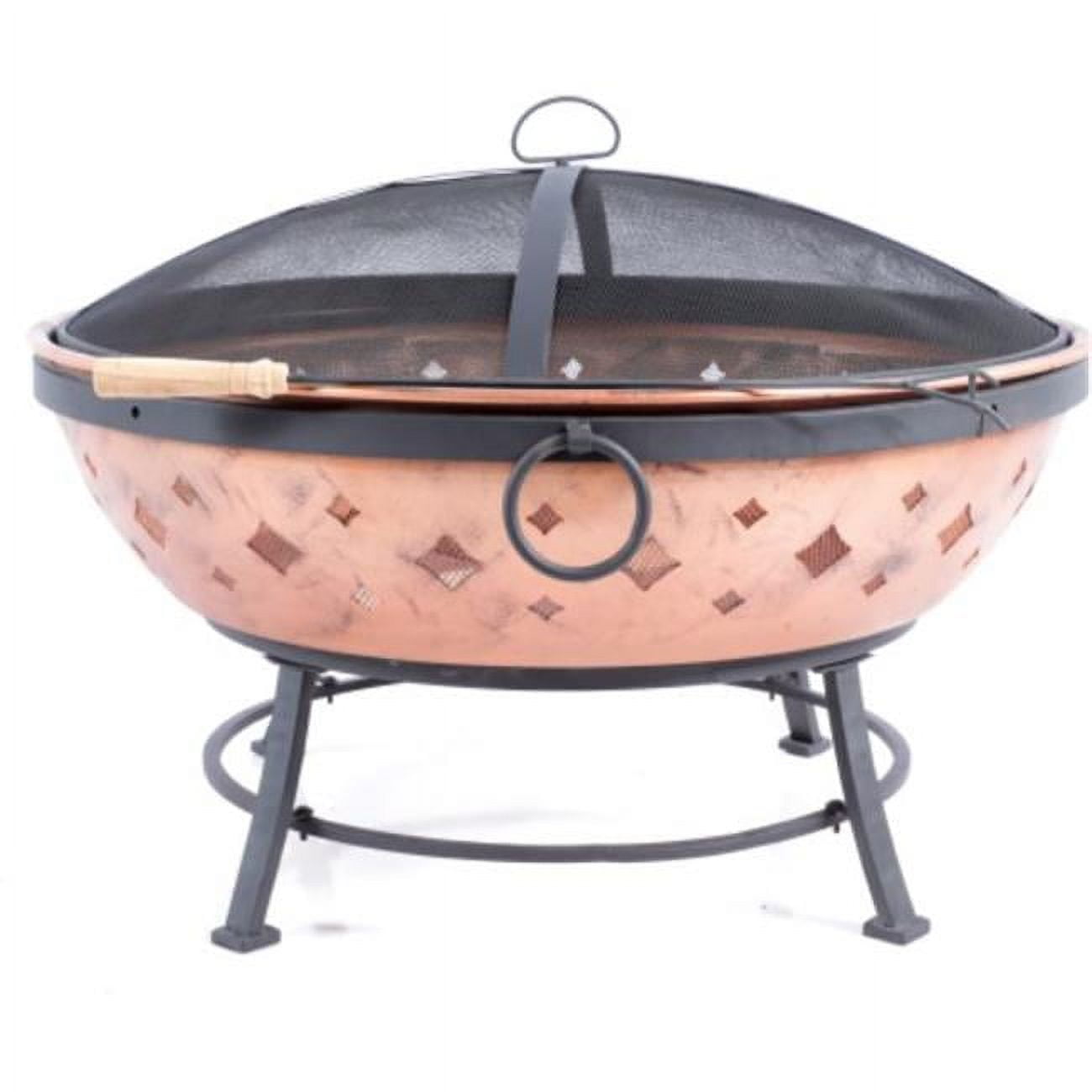 T70 FP35 39 in. Exeter Steel Fire Pit, Copper