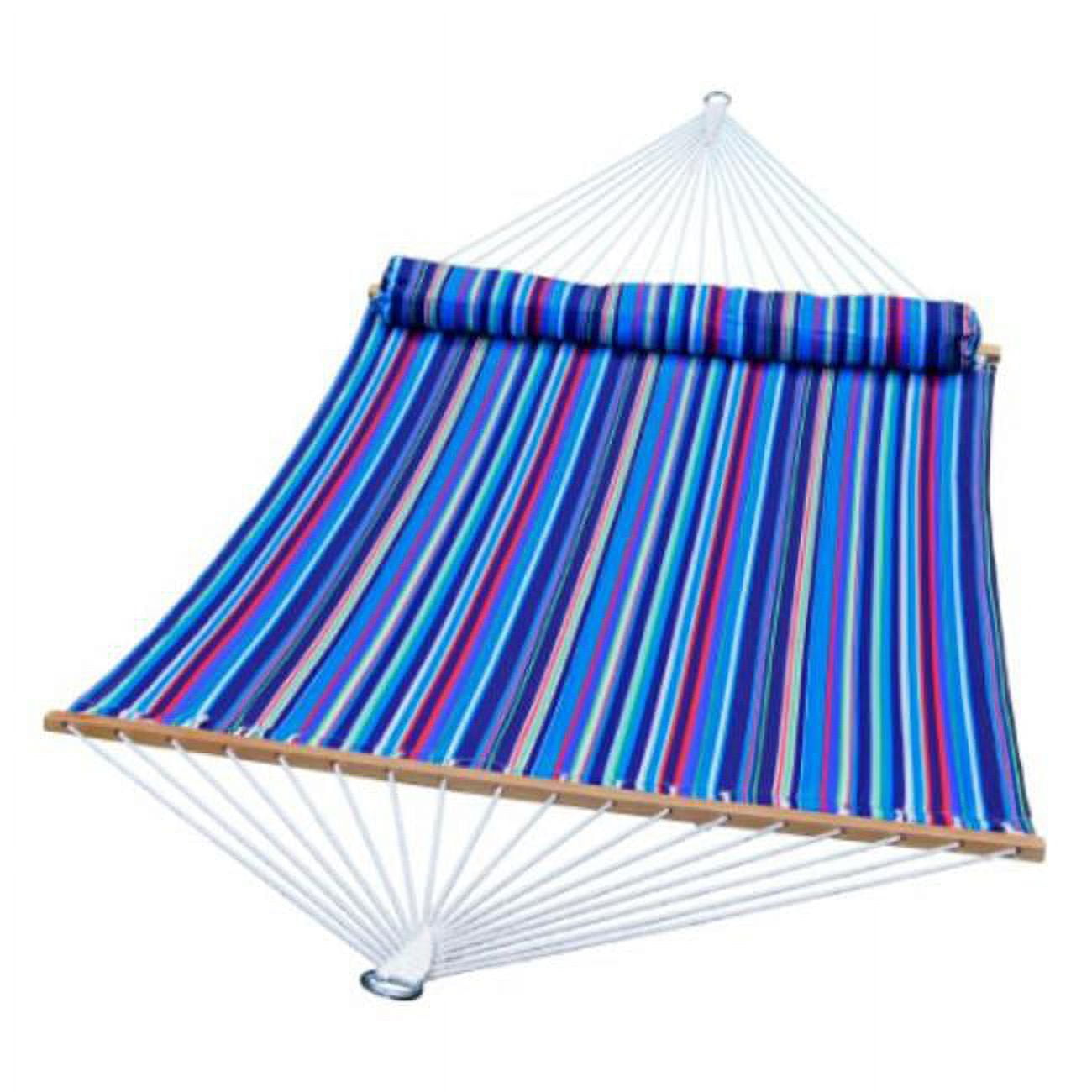 13 ft. Multi Striped Hammock, Blue